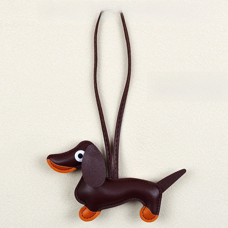 Hand-Finished Doxie Bag Charm