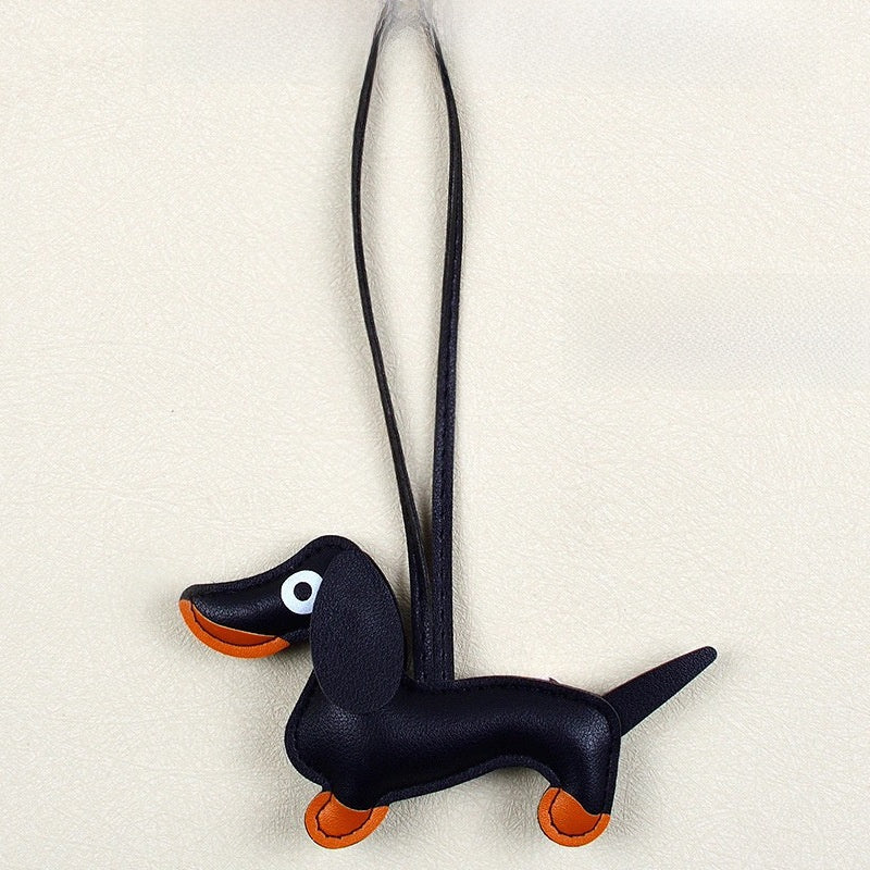 Hand-Finished Doxie Bag Charm
